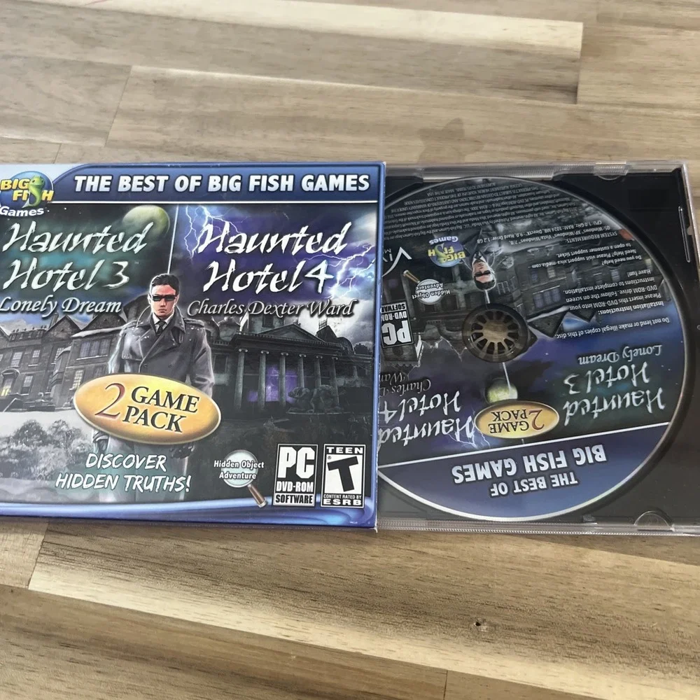 Haunted Hotel 3 And 4 PC Games 2 Pack Big Fish Games